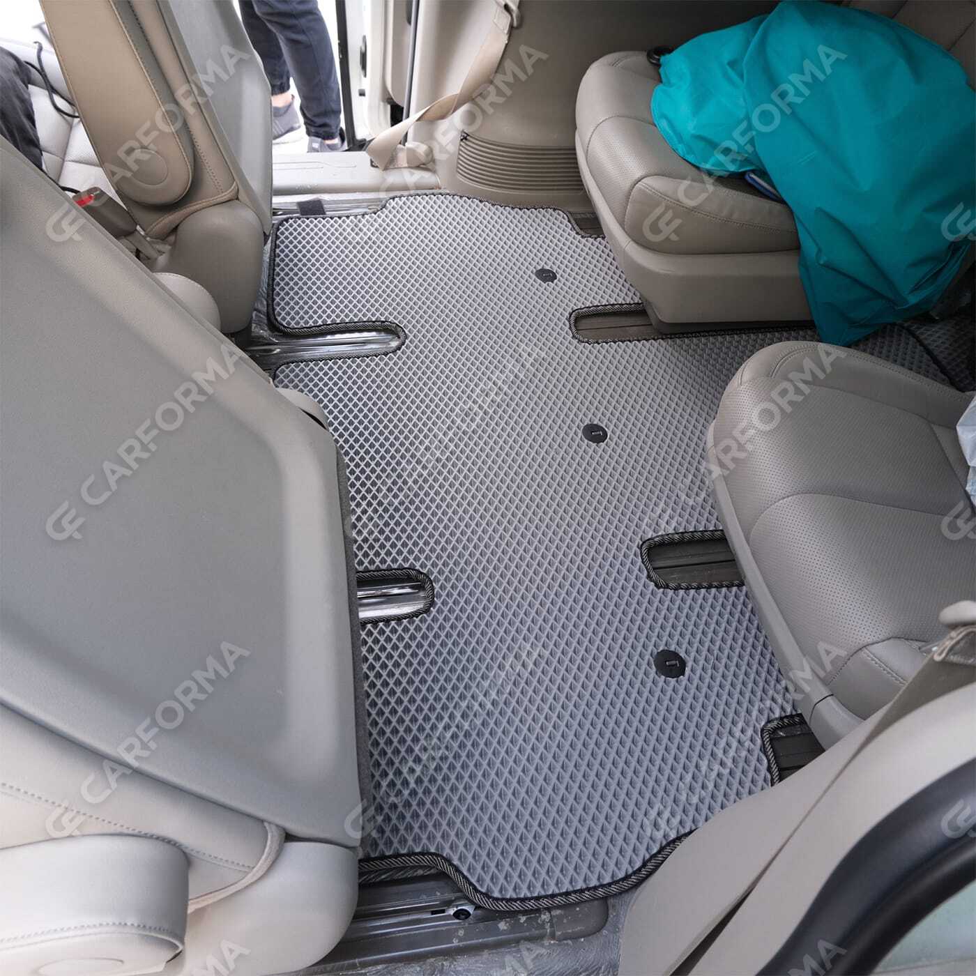 Ворсовые коврики на KIA Carnival III 9 мест и 11 мест 2014&nbsp;-&nbsp;2021 в Ижевске