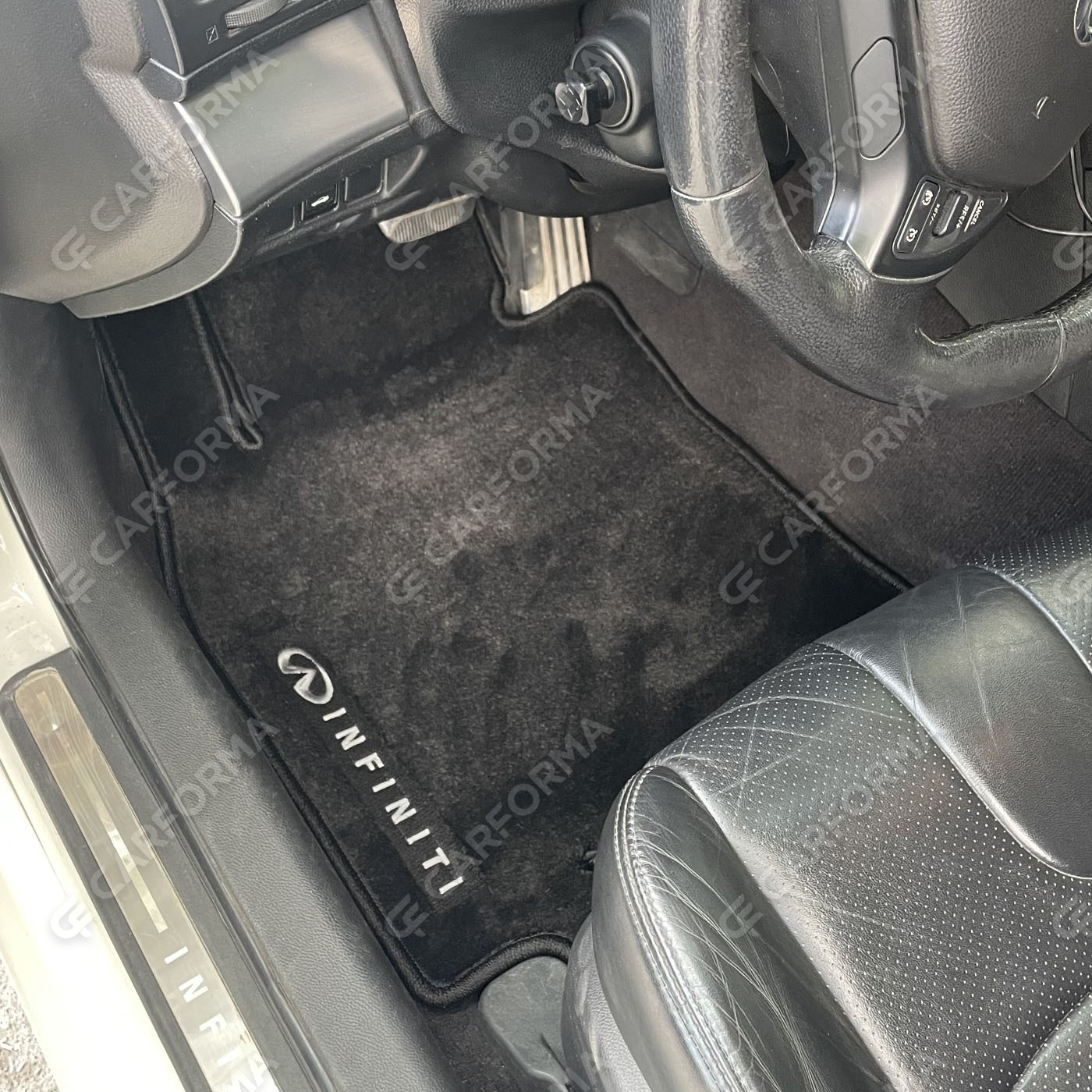 Ворсовые коврики на Infiniti G IV Купе 2006&nbsp;-&nbsp;2014 в Ижевске