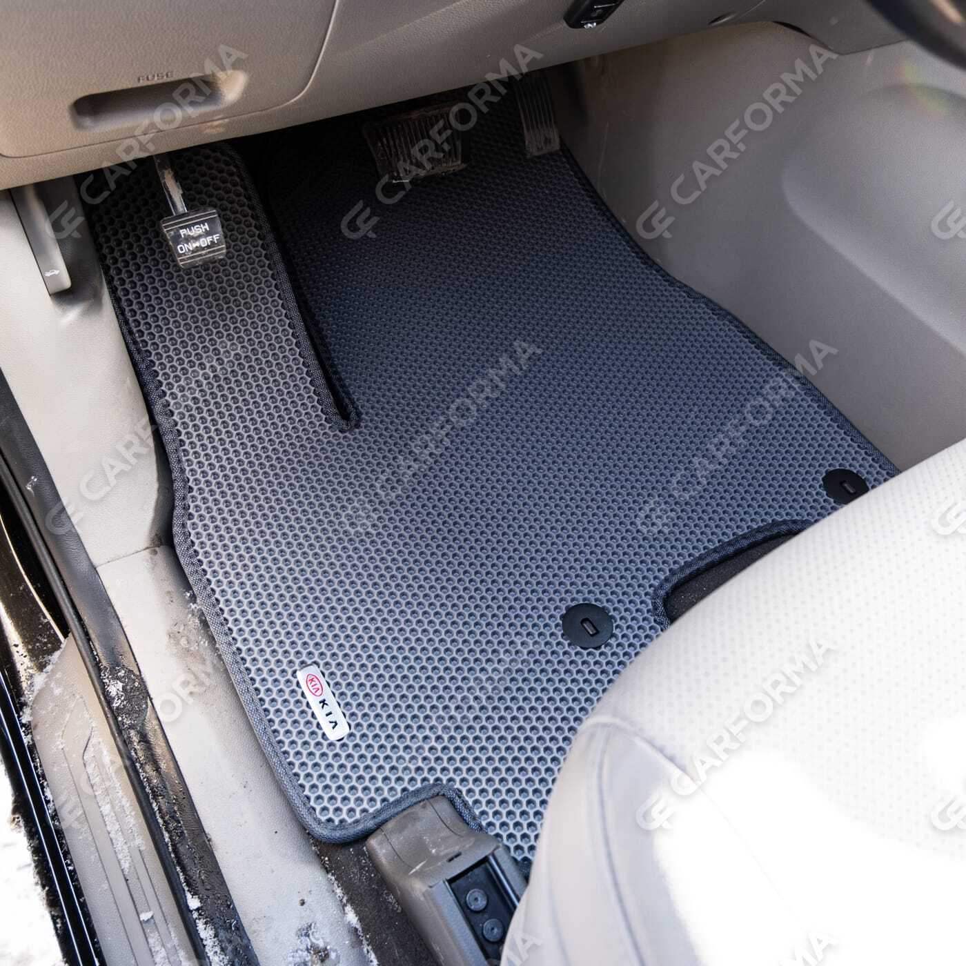 Ворсовые коврики на KIA Carnival III 7 мест 2014&nbsp;-&nbsp;2021 в Ижевске