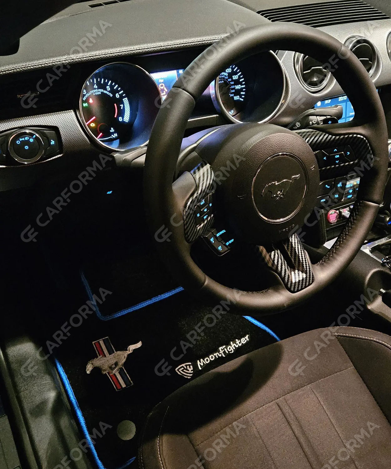 Ворсовые коврики на Ford Mustang VI 2013&nbsp;-&nbsp;2023 в Ижевске