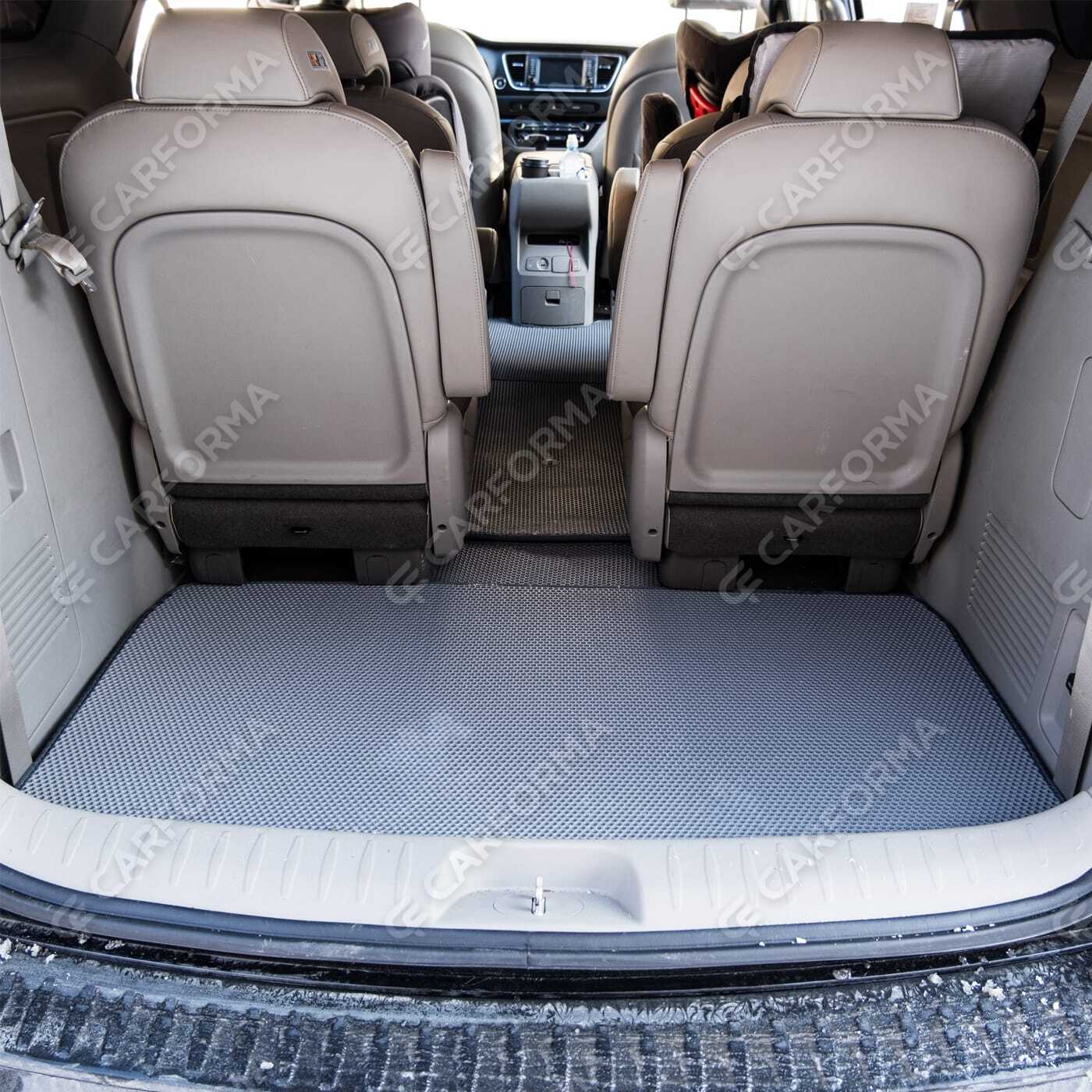 Ворсовые коврики на KIA Carnival III 9 мест и 11 мест 2014&nbsp;-&nbsp;2021 в Ижевске