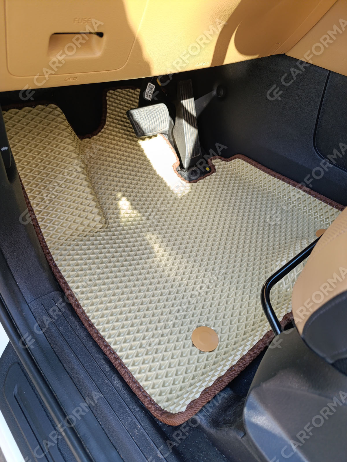 Ворсовые коврики на KIA Carnival IV 7 мест без оттоманок 2020&nbsp;-&nbsp;2026 в Ижевске