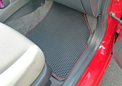 Ворсовые коврики на Honda Fit I 2001 - 2007 в Ижевске