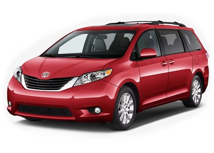 Ворсовые коврики на Toyota Sienna III 2010 - 2020 в Ижевске