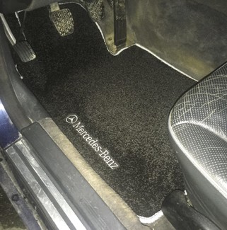 Ворсовые коврики на Mercedes E (W210) 1995 - 2002 в Ижевске