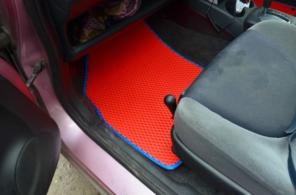 Ворсовые коврики на Honda Fit I 2001 - 2007 в Ижевске