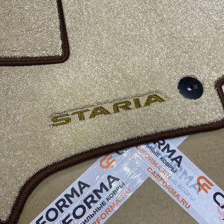 Коврики на Hyundai Staria 7 мест 2021 - 2025 в Ижевске