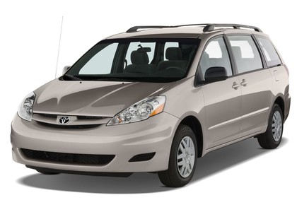 Ворсовые коврики на Toyota Sienna II 2003 - 2010 в Ижевске