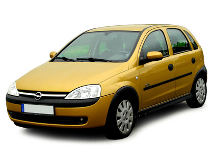 Ворсовые коврики на Opel Corsa C 2000 - 2006 в Ижевске