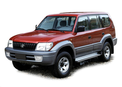 Ворсовые коврики на Toyota Land Cruiser Prado 95 1996 - 2002 в Ижевске