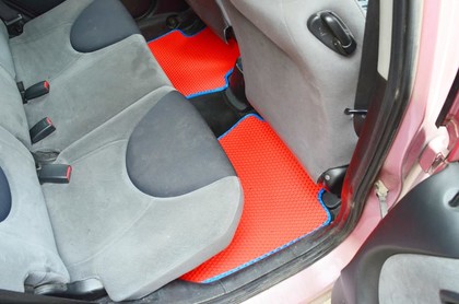 Ворсовые коврики на Honda Fit I 2001 - 2007 в Ижевске