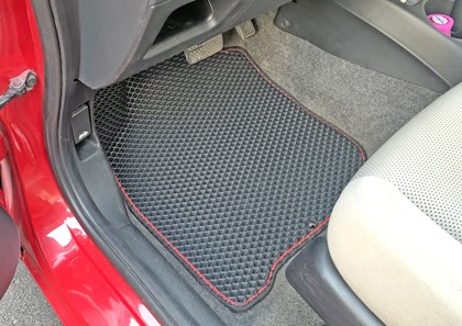Ворсовые коврики на Honda Fit I 2001 - 2007 в Ижевске